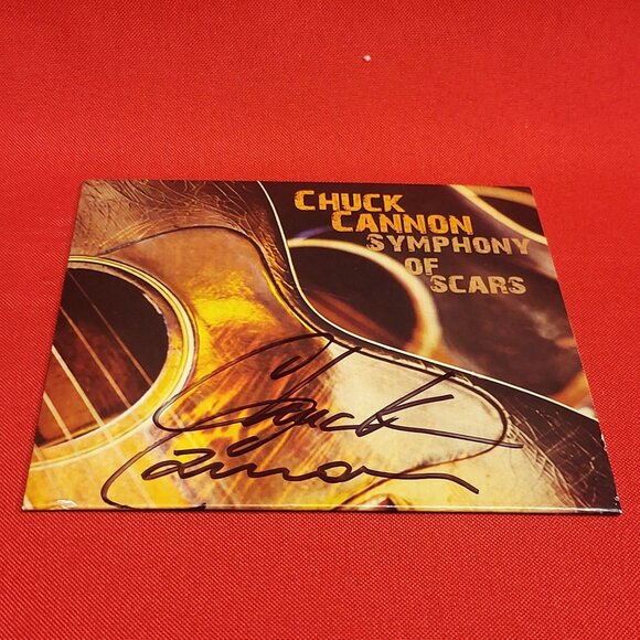 Chuck Cannon Symphony of Scars CD 2012 Signed - Picture 3 of 8